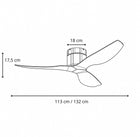 Plana Clara | Ventilateur de plafond ultra-plat bois clair 6