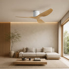 Plana Clara | Ventilateur de plafond ultra-plat bois clair 2
