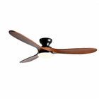 Ebano | Ventilateur de plafond bois foncé 3