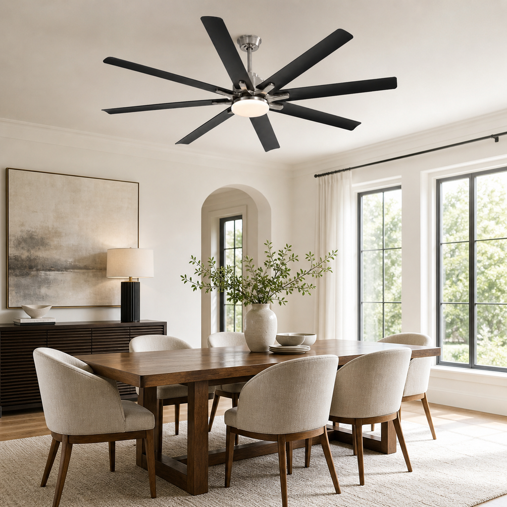 Plafonnier Ventilateur Moderne Grande Taille | VentiLum