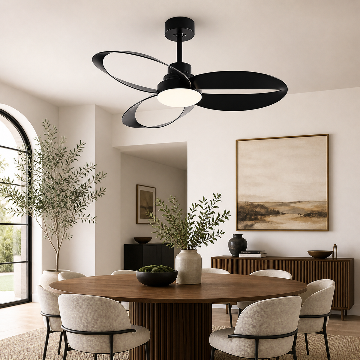 Plafonnier Ventilateur Design Bois | VentiLum