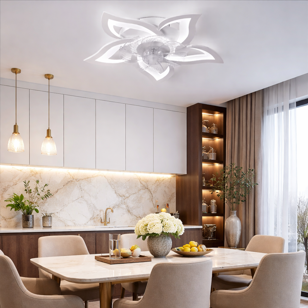 Fiore | Ventilateur de plafond design floral