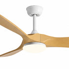 Alba | Ventilateur de plafond vintage blanc et bois 5