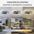 Orbe | Ventilateur de plafond moderne slim 8