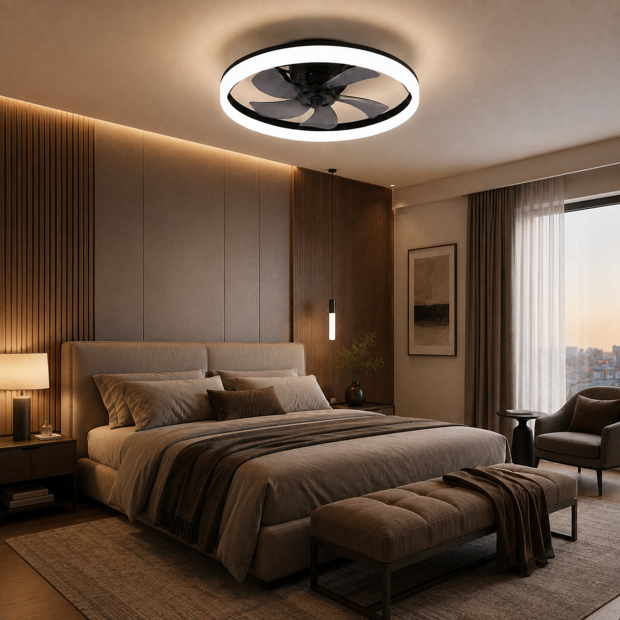 Filo | Ventilateur de plafond design slim