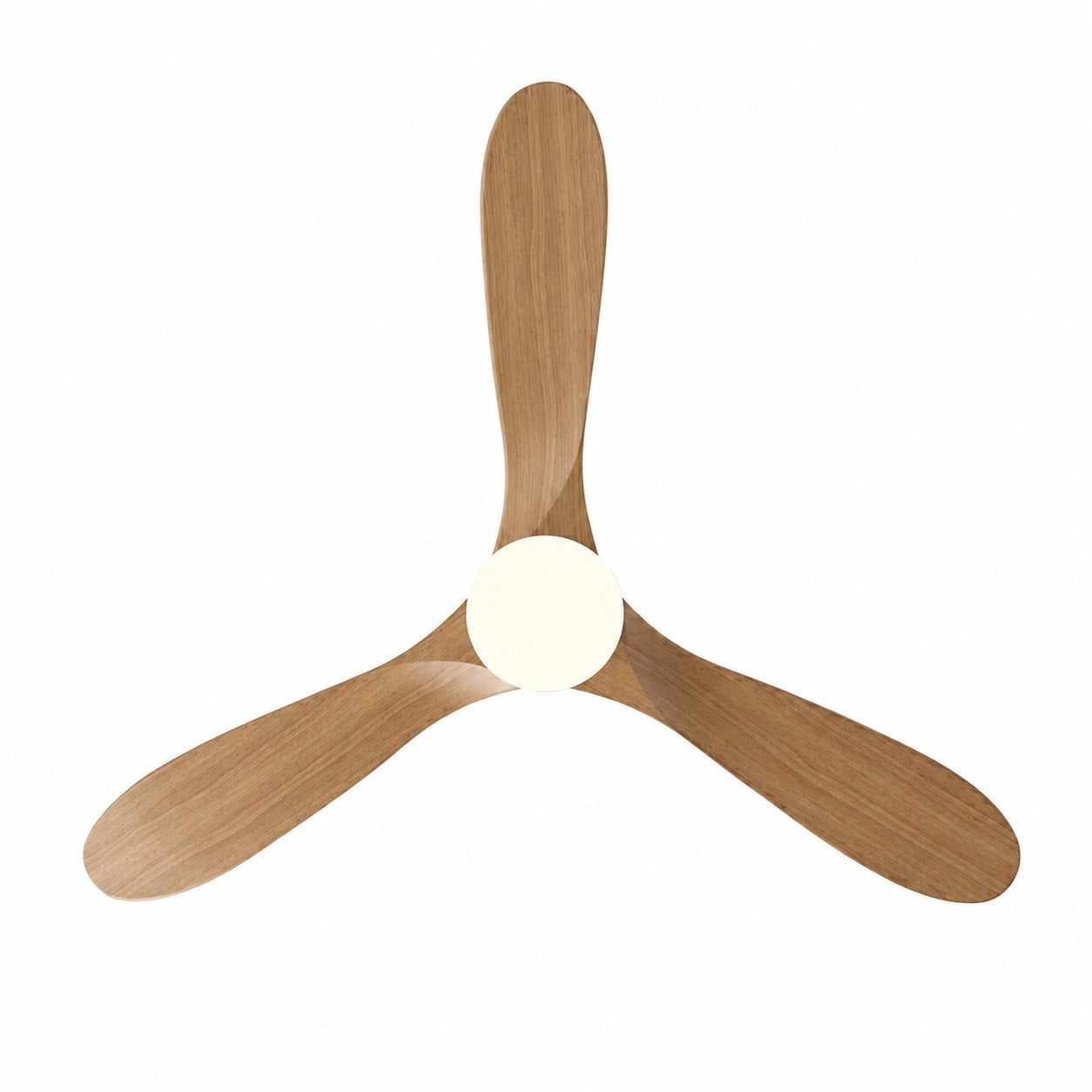 Alba | Ventilateur de plafond vintage blanc et bois