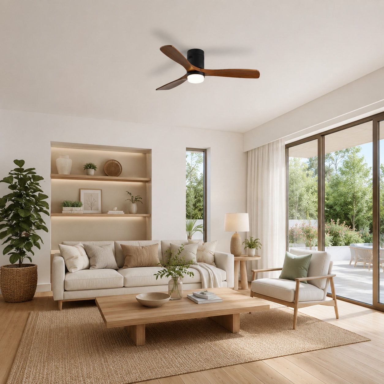 Brezza | Ventilateur de plafond moderne avec LED