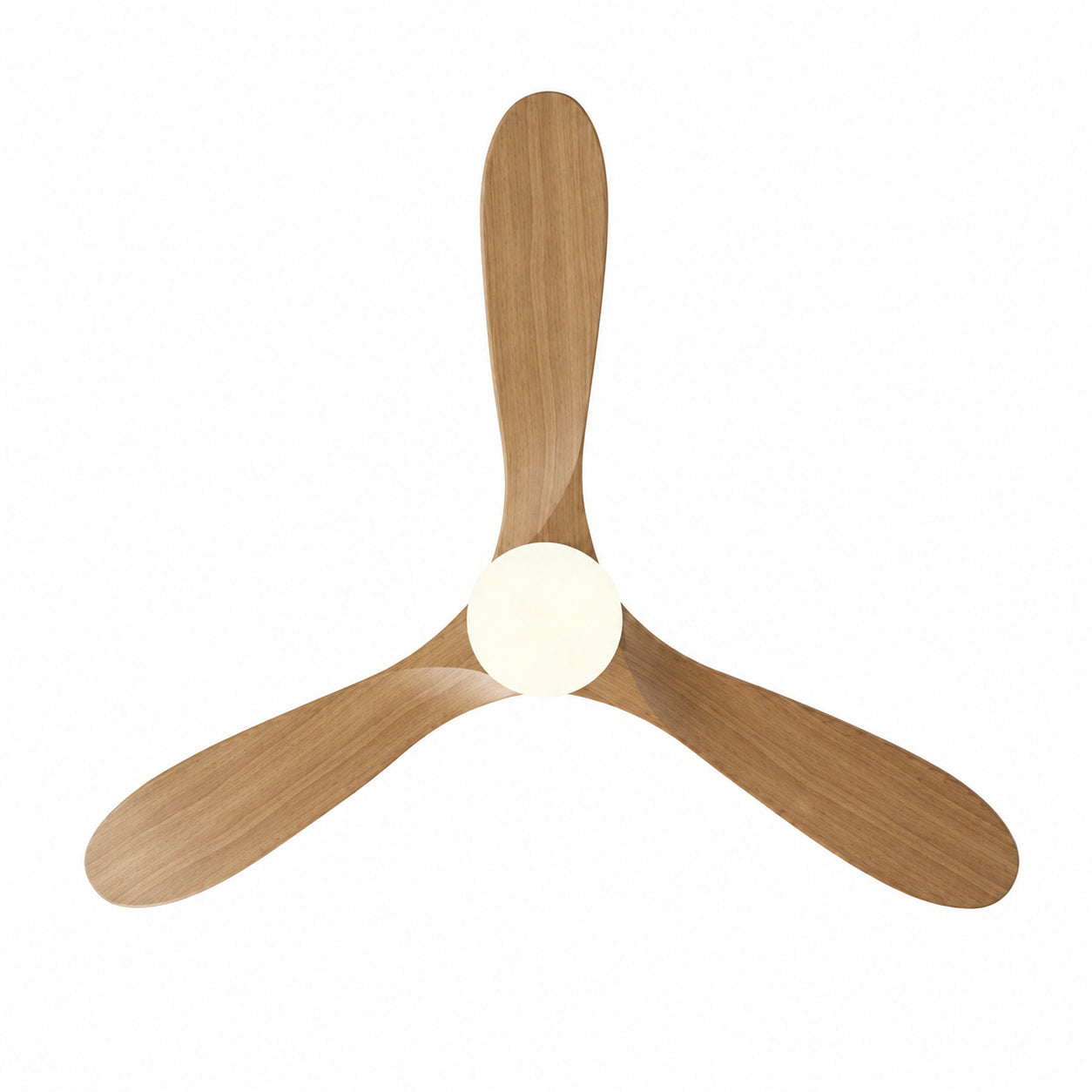 Lume | Ventilateur de plafond vintage chrome et bois