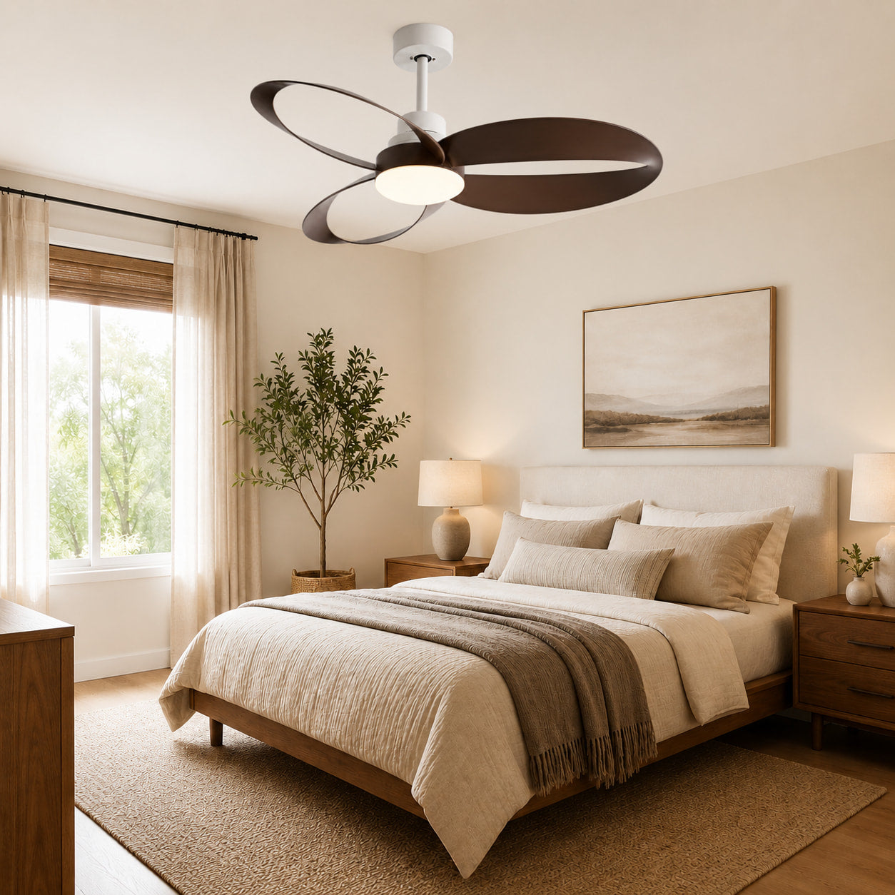 Cedra | Ventilateur de plafond design bois
