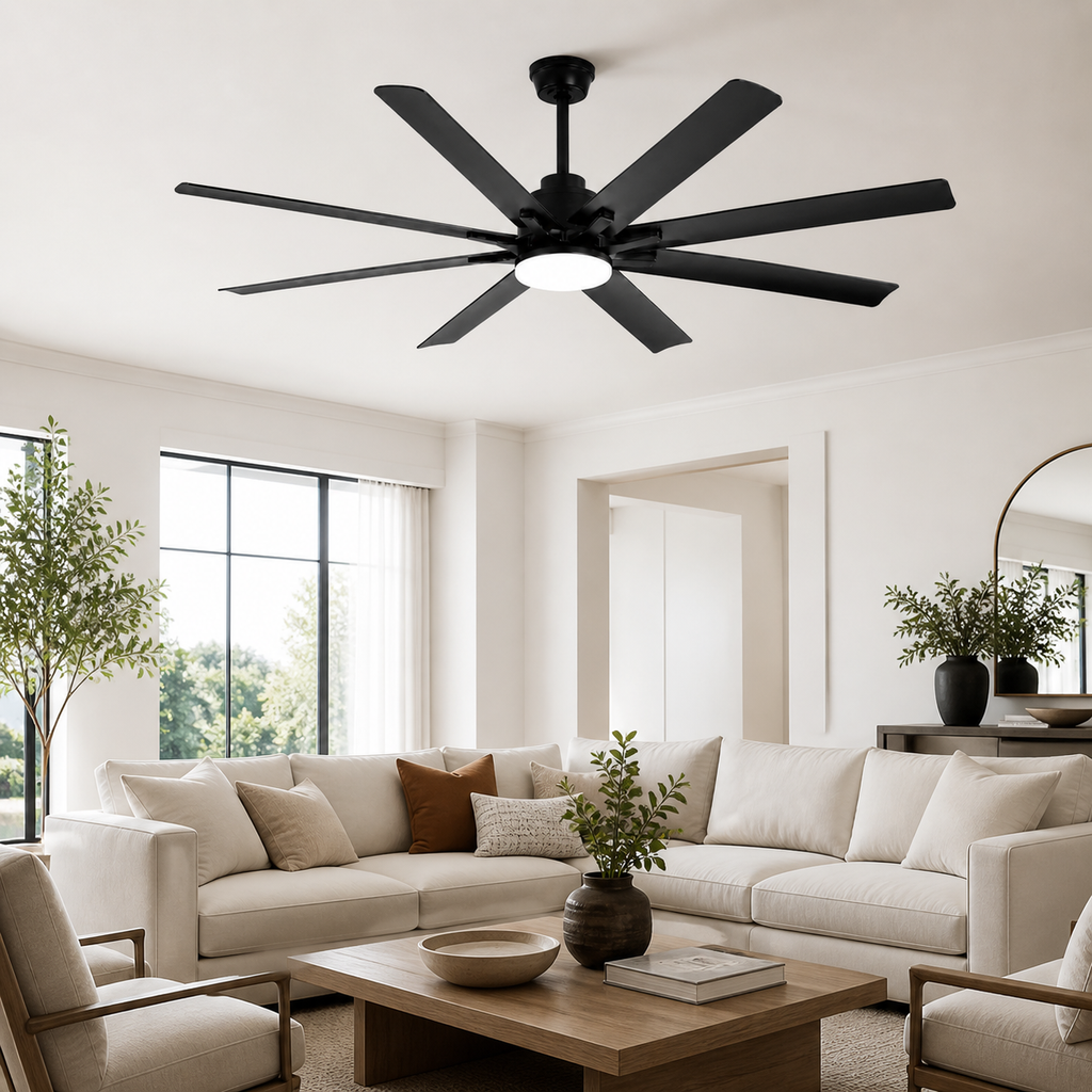 Plafonnier Ventilateur Moderne Grande Taille | VentiLum