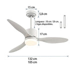 Sereno | Ventilateur de plafond design épuré 7