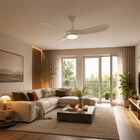 Neve | Ventilateur de plafond vintage blanc 1