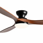 Ebano | Ventilateur de plafond bois foncé 4