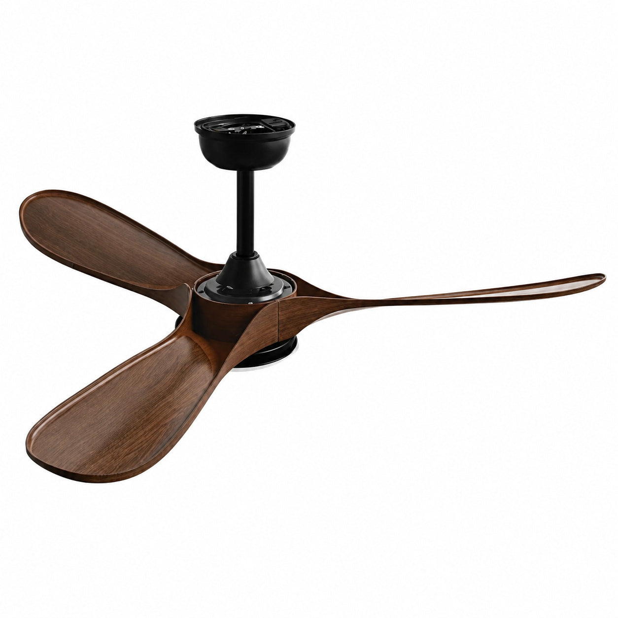 Ombra | Ventilateur de plafond vintage noir et marron