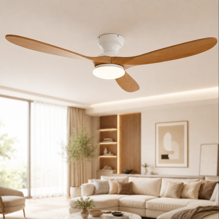 Terra | Ventilateur de plafond bois naturel 2