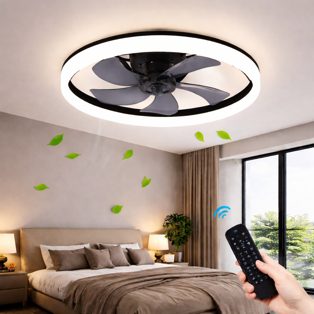 Ventilateur Plafonnier LED 60W - Design Slim & Silence Absolu
