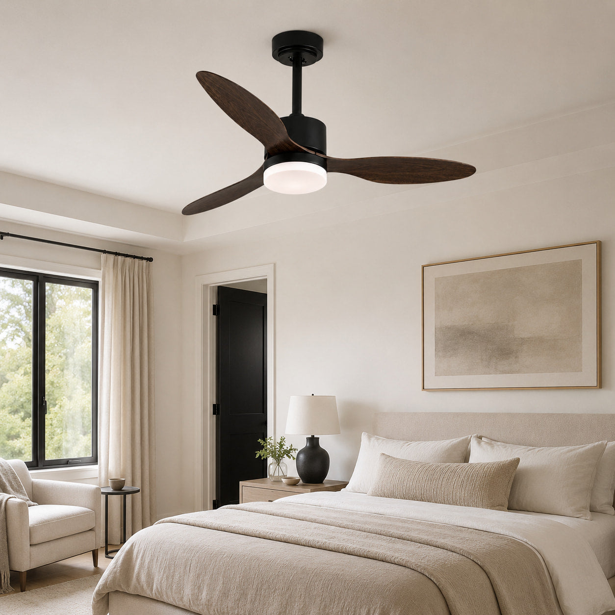 Sereno | Ventilateur de plafond design épuré