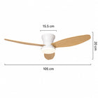 Onyx | Ventilateur de plafond industriel 12